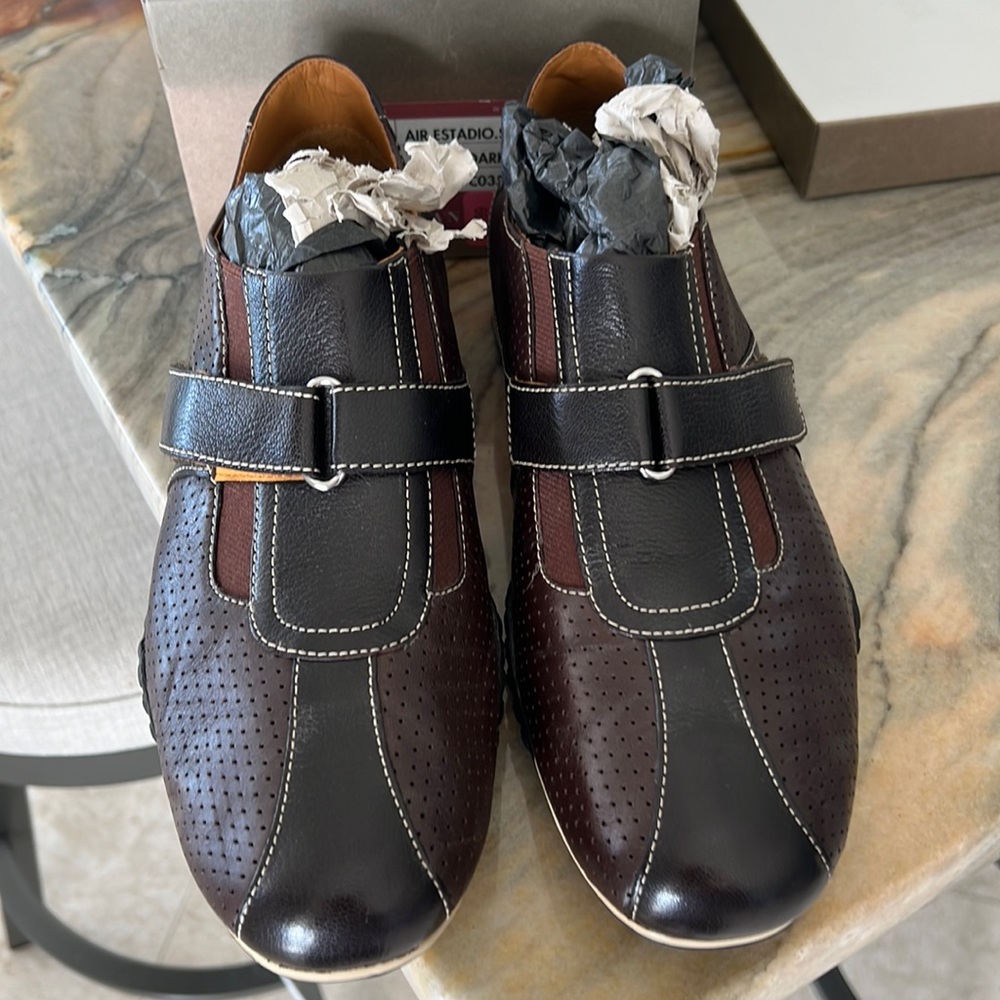 Cole Haan Air Estadio Strap two-tone dark brown size 8 New, not shipping box